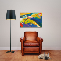 Kandinsky, Wassily - Kunstdruck - Murnau, Berglandschaft