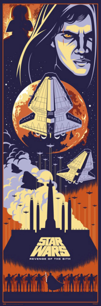 Star Wars - Türposter - Episode 3 - Raumschiff