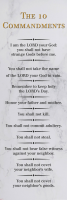 Motivational - Kunstdruck - The 10 Commandments white