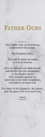 Motivational - Kunstdruck - Father Ours Prayer white