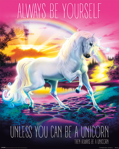 Unicorn - Mini-Poster - Always Be Yourself