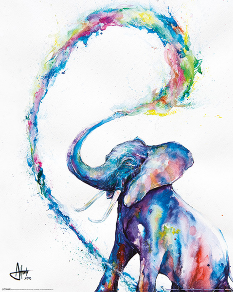 Allante, Marc - Mini-Poster - Elephant