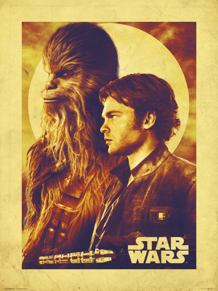 Star Wars - Kunstdruck - Han & Chewie