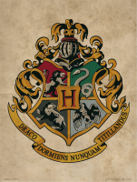 Harry Potter - Kunstdruck - Hogwarts Crests