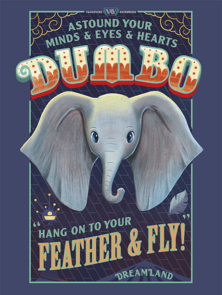 Dumbo - Kunstdruck - Feather & Fly