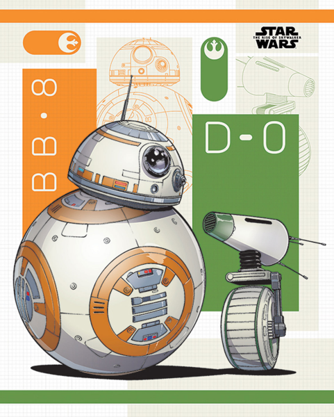 Star Wars - Mini-Poster - Episode IX - BB8 and D-0