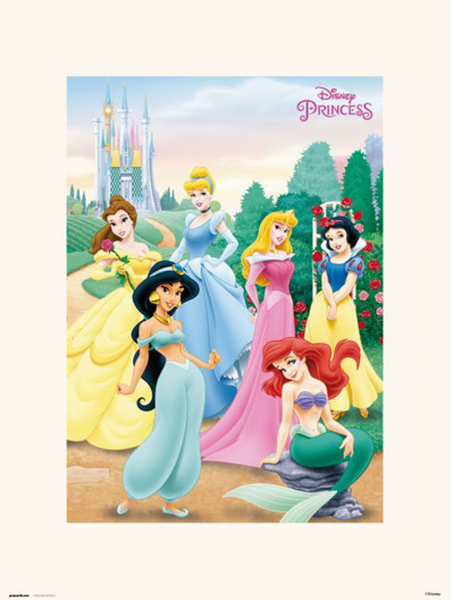 Disney - Kunstdruck - Princess Pose