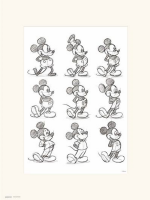 Disney - Kunstdruck - Mickey Sketch