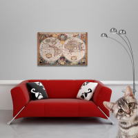 Educational - Kunstdruck - Map Geographica