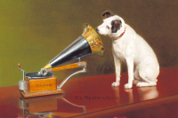 HMV - Kunstdruck - His Masters Voice Ad
