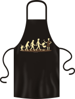 Evolution: Affe Grillgott - Grillschürze - Schürze