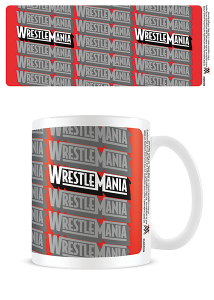 WWE - Lizenz Tassen - Wrestlemania Retro Logo