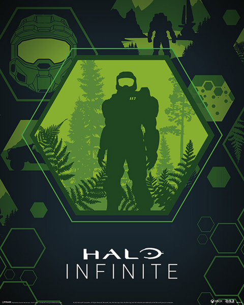 HALO - Mini-Poster - Infinite - Master Chief Hex