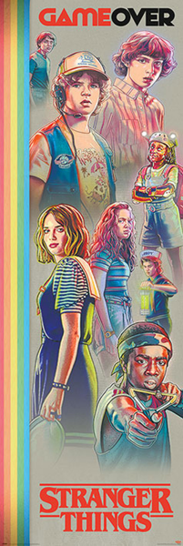Stranger Things - Türposter - Game Over