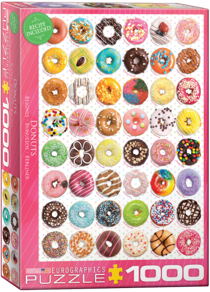 1000 Teile Puzzle - Puzzle - Donuts - Süße Kollektion