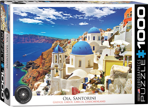 1000 Teile Puzzle - Puzzle - Oia Santorini Griechenland