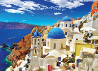 1000 Teile Puzzle - Puzzle - Oia Santorini Griechenland