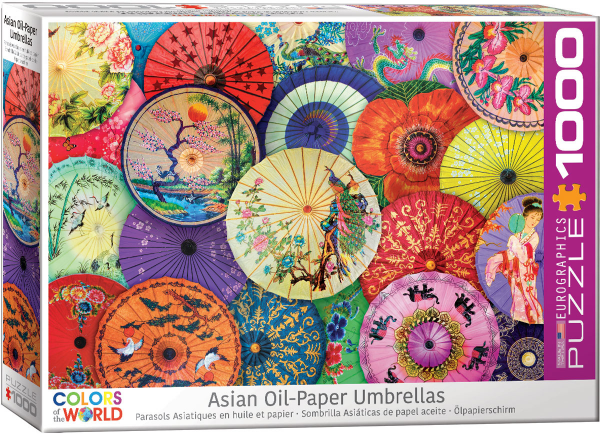 1000 Teile Puzzle - Puzzle - Asiatische Papierschirme