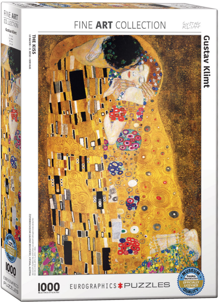 1000 Teile Puzzle - Puzzle - Der Kuss von Gustav Klimt