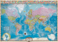1000 Teile Puzzle - Puzzle - Weltkarte - Map of the World