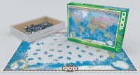 1000 Teile Puzzle - Puzzle - Weltkarte - Map of the World