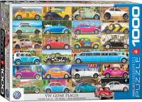1000 Teile Puzzle - Puzzle - Volkswagen Käfer - weitgereist