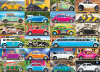 1000 Teile Puzzle - Puzzle - Volkswagen Käfer - weitgereist