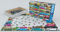 1000 Teile Puzzle - Puzzle - Volkswagen Käfer - weitgereist