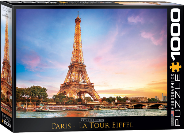 1000 Teile Puzzle - Puzzle - Paris mit Eiffelturm