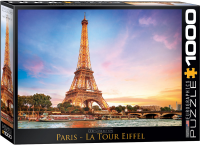 1000 Teile Puzzle - Puzzle - Paris mit Eiffelturm