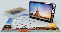 1000 Teile Puzzle - Puzzle - Paris mit Eiffelturm