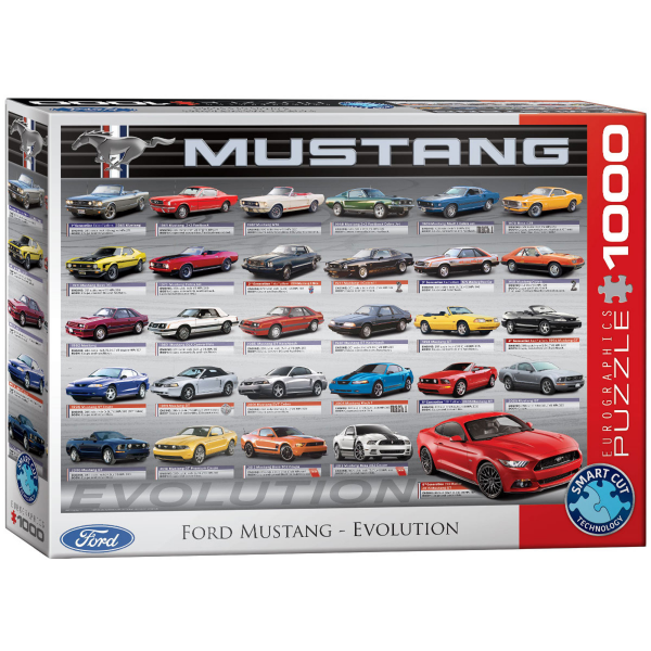 1000 Teile Puzzle - Puzzle - Ford Mustang Evolution