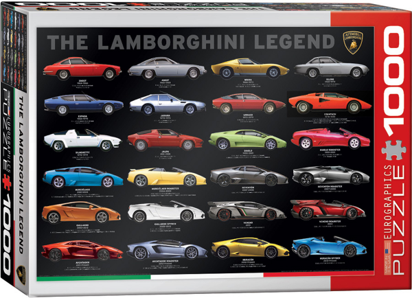 1000 Teile Puzzle - Puzzle - Lamborghini die Legende