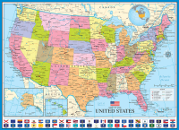 1000 Teile Puzzle - Puzzle - Karte der USA