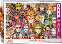 1000 Teile Puzzle - Puzzle - Venezianische Masken