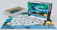 1000 Teile Puzzle - Puzzle - Nordlichter in Yellowknife