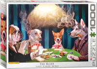 1000 Teile Puzzle - Puzzle - Der Bluff - Hunde von Lucia Heffernan