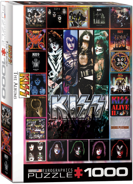1000 Teile Puzzle - Puzzle - Kiss - Albumcovers