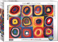 1000 Teile Puzzle - Puzzle - Wassily Kandinsky - Farbstudie Quadrate