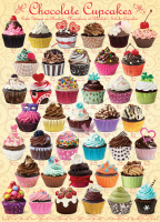 1000 Teile Puzzle - Puzzle - Schokoladen Cupcakes