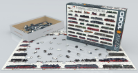 1000 Teile Puzzle - Puzzle - Geschichte der Dampflokomotive