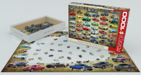 1000 Teile Puzzle - Puzzle - Amerikanische Pickup Trucks