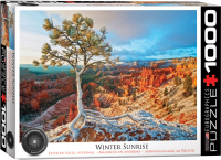 1000 Teile Puzzle - Puzzle - Winter Sonnenaufgang