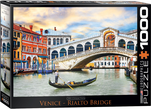 1000 Teile Puzzle - Puzzle - Venedig Rialto Brücke