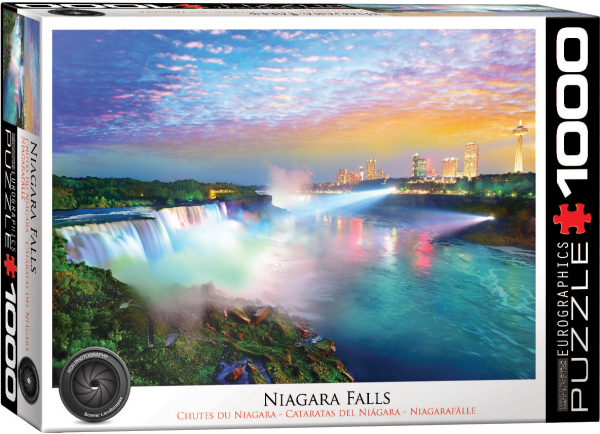 1000 Teile Puzzle - Puzzle - Niagarafälle bei Nacht