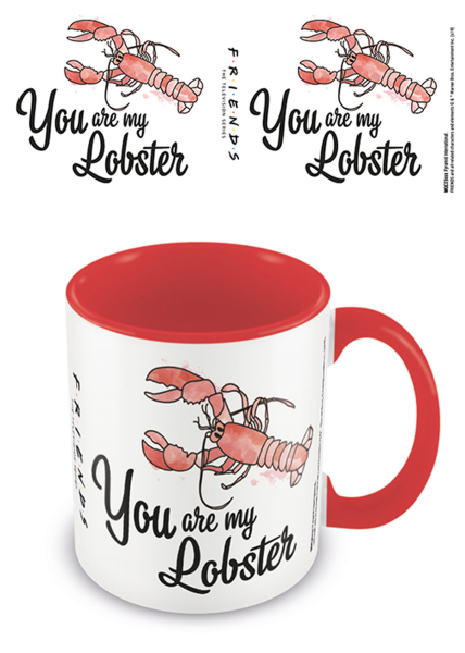 Friends - Lizenz Tassen - You are my Lobster - red