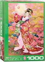 1000 Teile Puzzle - Puzzle - Japan Kimono Art - Syungetsu...