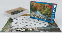 1000 Teile Puzzle - Puzzle - Ruhiger Fluss im Wald