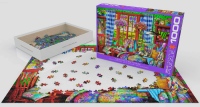 1000 Teile Puzzle - Puzzle - Das farbenfrohe Nähzimmmer