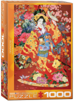1000 Teile Puzzle - Puzzle - Japan Kimono Art -Agemaki von Haruyo Morita